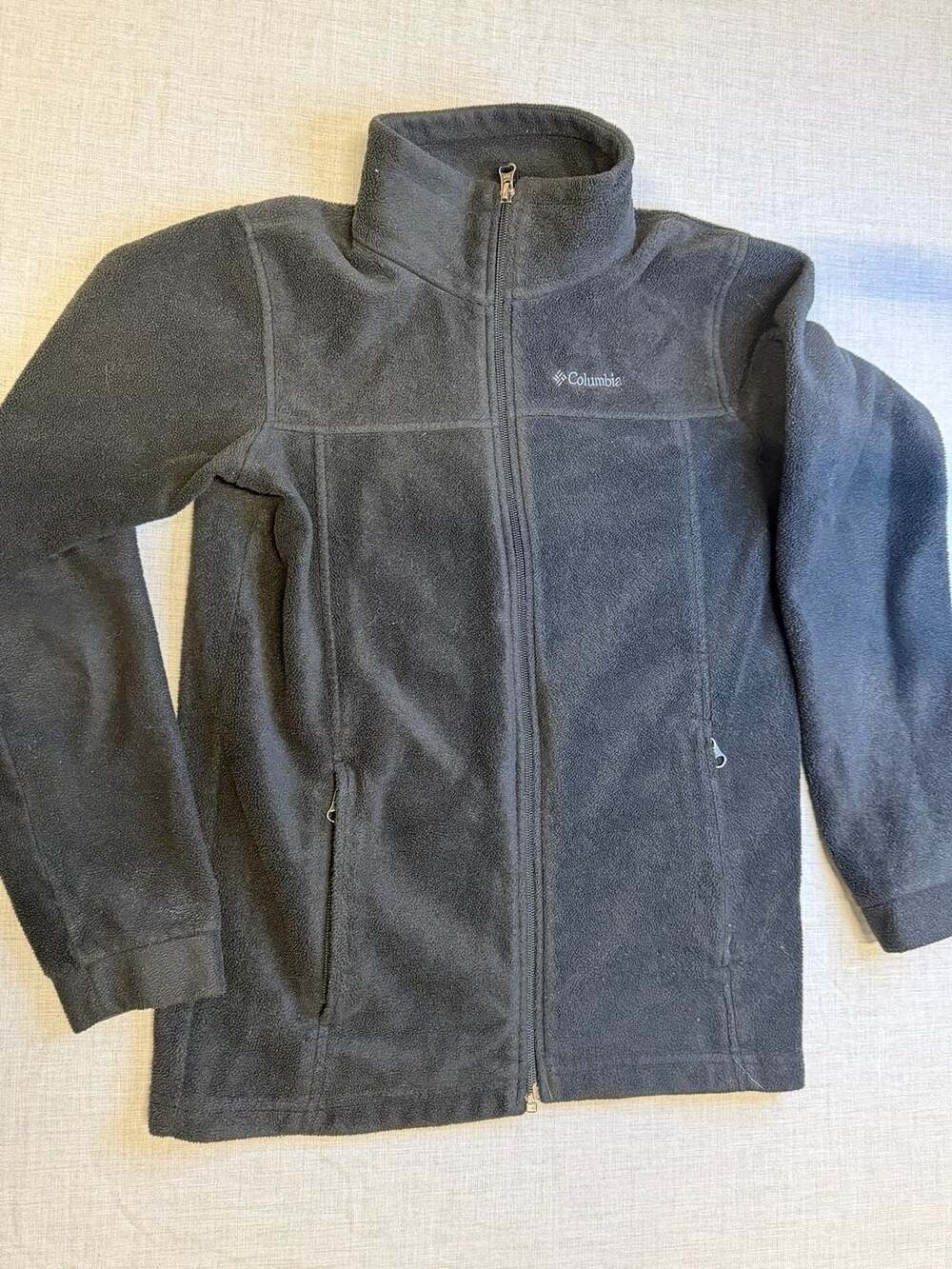 Columbia Mountain II Full Zip Fleece Jacket, Black, Size L (14/16)